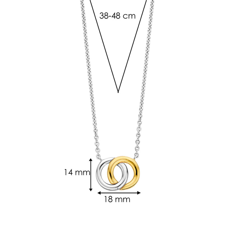 Milano Infinity Necklace - Mixed Metal - 3822SY/48