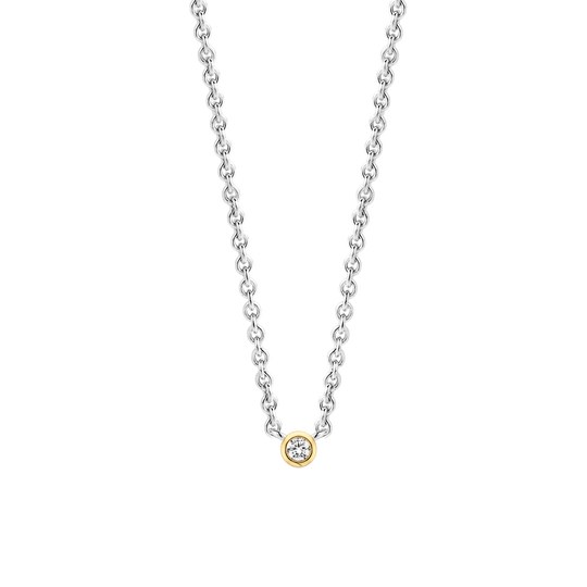 Milano Necklace - Silver & Gold - 3906ZY/42