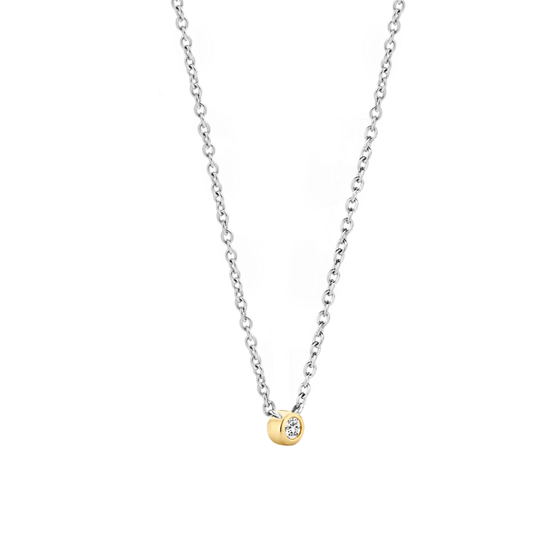 Milano Necklace - Silver & Gold - 3906ZY/42