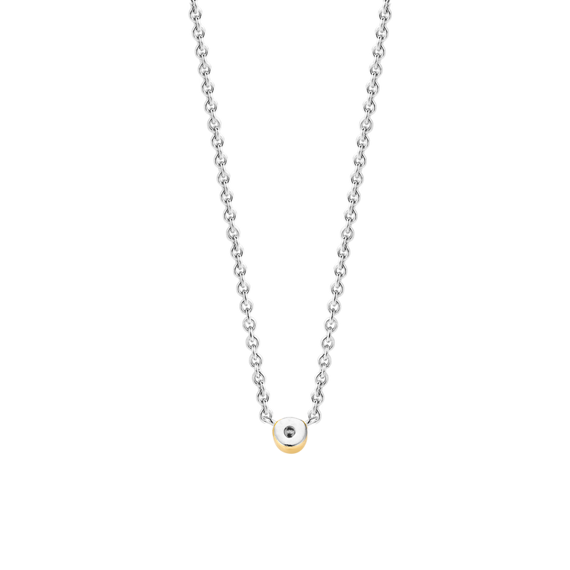 Milano Necklace - Silver & Gold - 3906ZY/42
