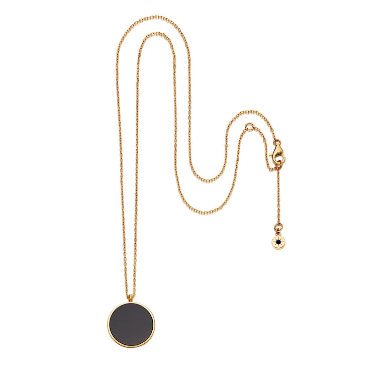 Stilla Black Onyx Locket - Gold - 39094YBKN