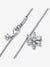 Sparkling Herbarium Cluster Pendant Necklace - Sterling Silver - 392387C01-45