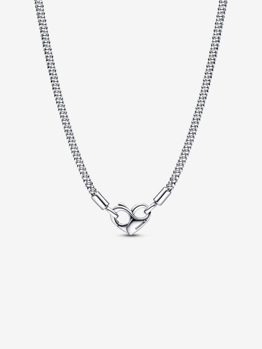 Pandora Moments Studded Chain Necklace - Sterling Silver - 392451C00-45