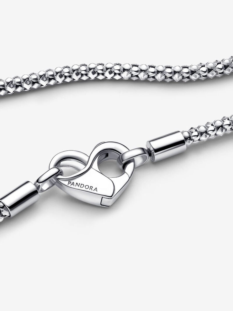 Pandora Moments Studded Chain Necklace - Sterling Silver - 392451C00-45