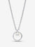 Treated Freshwater Cultured Pearl & Pavé Collier Necklace - Sterling Silver - 393165C01-45