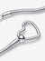 Heart Closure Snake Chain Necklace - Sterling Silver - 393377C00-45