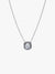 Halo Pendant Collier Necklace - Sterling Silver - 393560C02-45