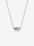 Halo Hearts Pendant Necklace - Sterling Silver - 393632C01-45