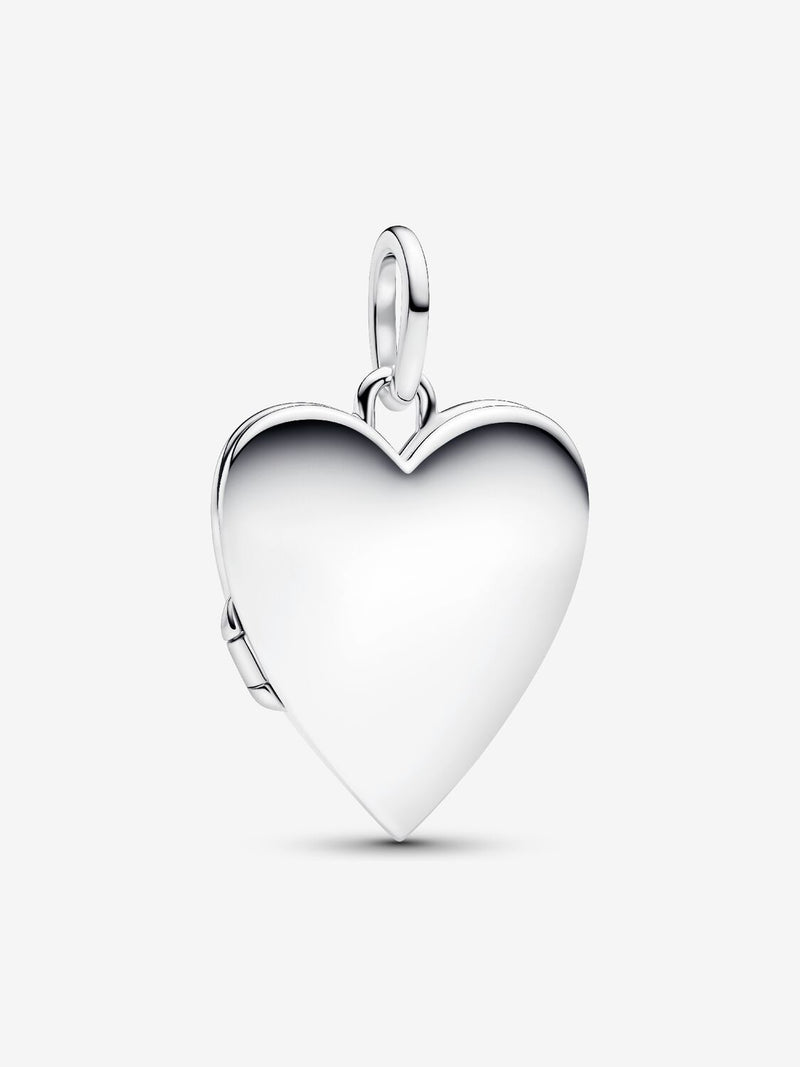 Engravable Openable Heart Pendant - Sterling Silver - 394013C01
