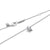 Star Pendant Necklace with Cubic Zirconia - Sterling Silver