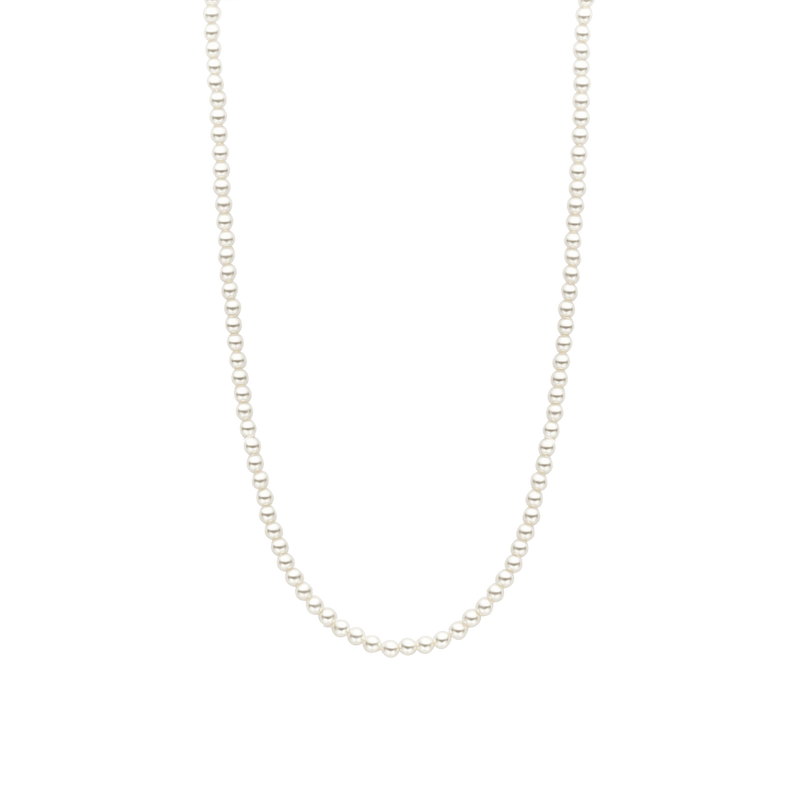 Milano Pearl Necklace - Silver - 3962PW/42