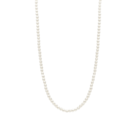Milano Pearl Necklace - Silver - 3962PW/42