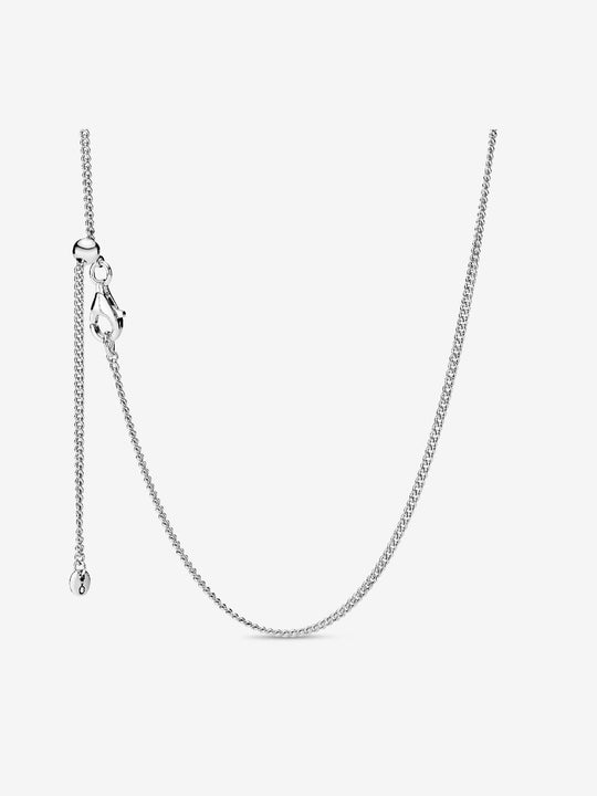 Curb Chain Necklace - Sterling Silver - 398283-60