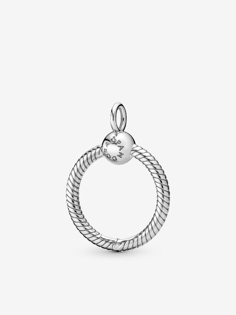 Pandora Moments Small O Pendant - Sterling Silver - 398296