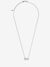 Sparkling Infinity Necklace - Sterling Silver - 398821C01-50