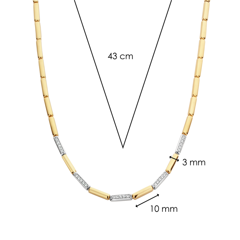 Milano Necklace - Gold - 3997ZY/42