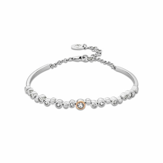 Celebration Topaz Banglet - Silver- 3SCEL899