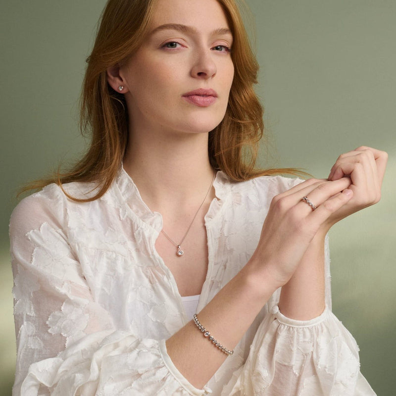 Celebration Pendant - Silver/Rose Gold - 3SMP5