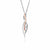 Swallow Falls Pendant - Silver/Rose - 3SCTWIP