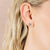 Celebration Stud Earrings - Silver/Rose Gold - 3SEJS1