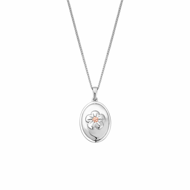Nature's Wonder Forget-Me-Not Pendant - Silver - 3SFMN0619