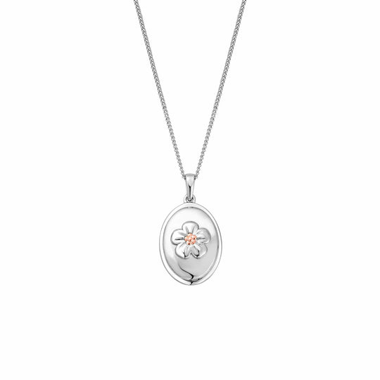 Nature's Wonder Forget-Me-Not Pendant - Silver - 3SFMN0619
