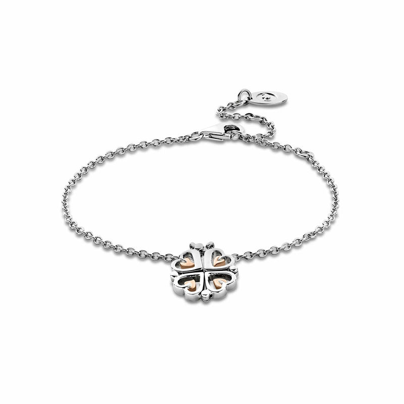 Tree Of Life Heart Bracelet - Silver - 3SHEA768