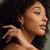 Insignia Slim Half-Hoop Earrings - Silver - 3SINS850