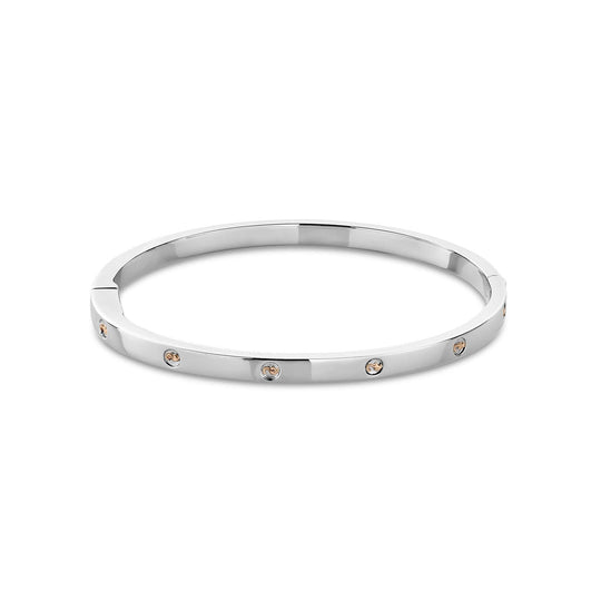 Insignia Slim Bangle - Silver - 3SINS852