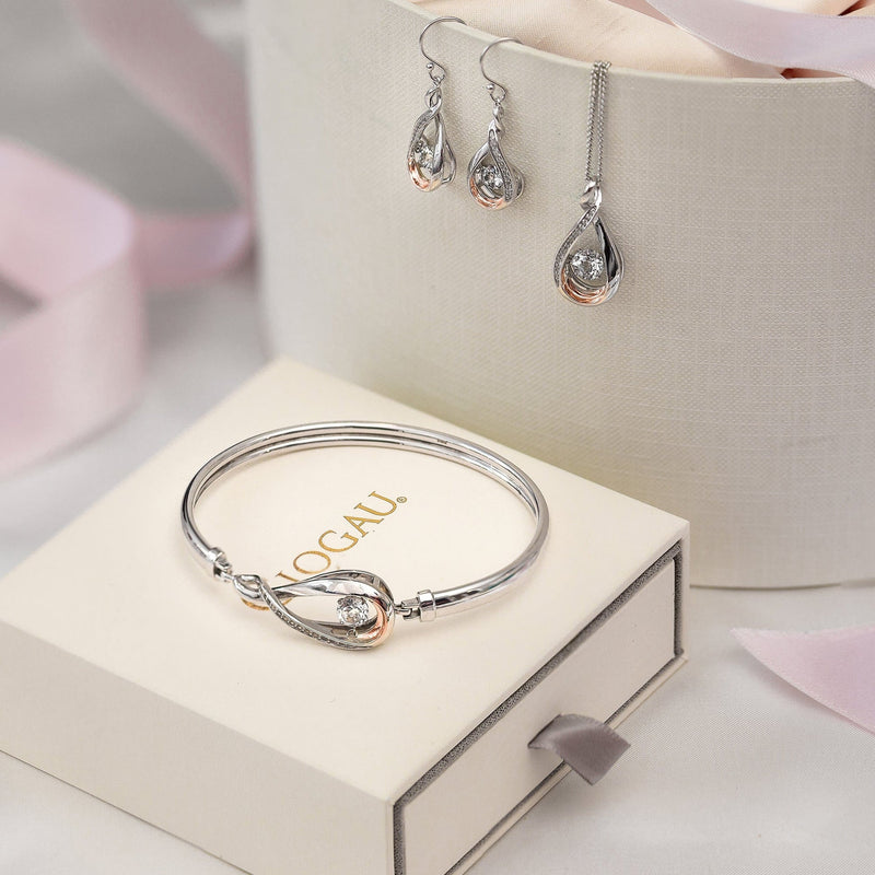 Eternity Pendant - Silver/Rose - 3SLNT0101