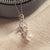 Lily of the Valley Pearl Pendant - Silver/Rose - 3SLYV0296