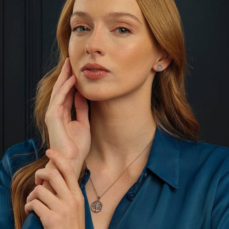 Tree Of Life Pendant - Silver - 3SNTLCP