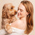 Paw Prints Topaz Heart Stud Earrings- Silver- 3SPMH854