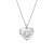 Paw Prints On My Heart Locket - Silver/Rose - 3SPWP0617