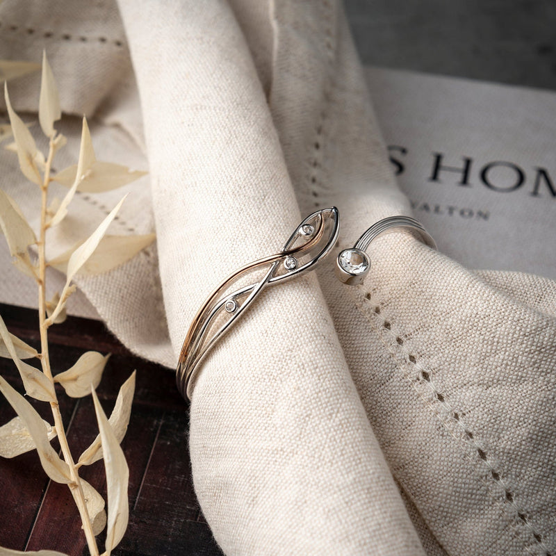 Swallow Falls Bangle - Silver - 3SSWF0106