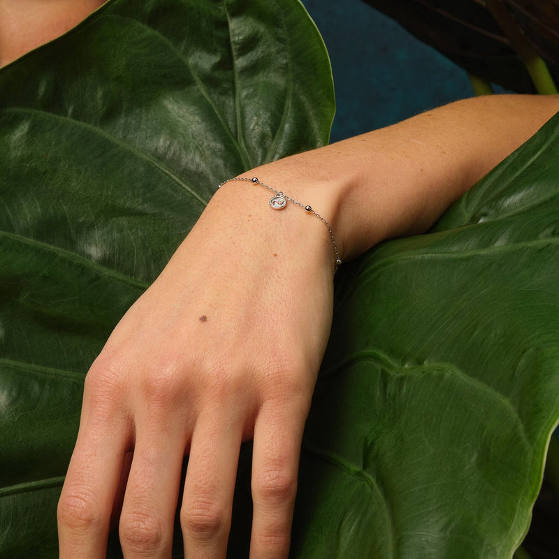 Insignia Drop Bracelet - Silver - 3STOL0602