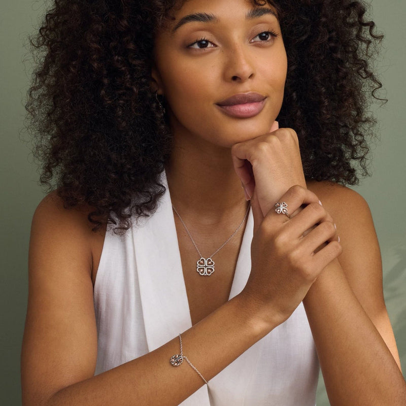 Tree Of Life Heart Bracelet - Silver - 3SHEA768