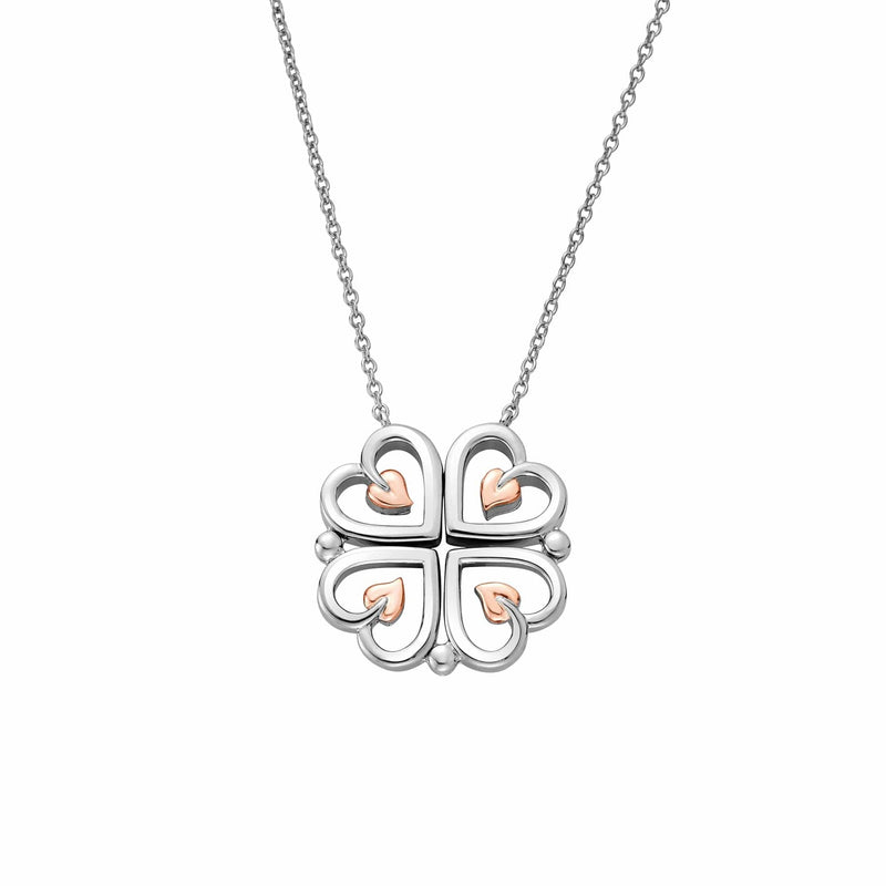 Tree Of Life Heart Necklace - Silver - 3STOL0623