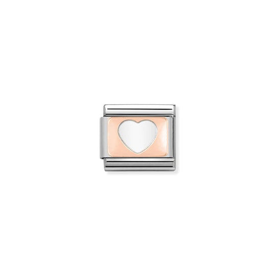 Classic Heart Link - Rose Gold - 430101/08