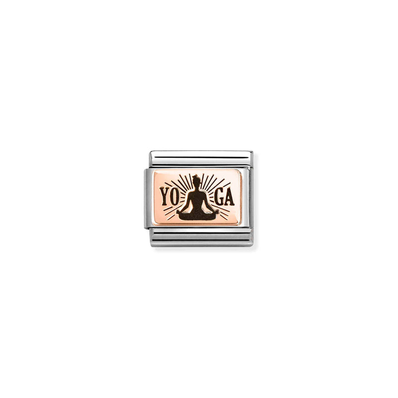 Composable Classic Yoga Lotus Pose Link - Rose Gold - 430111/31