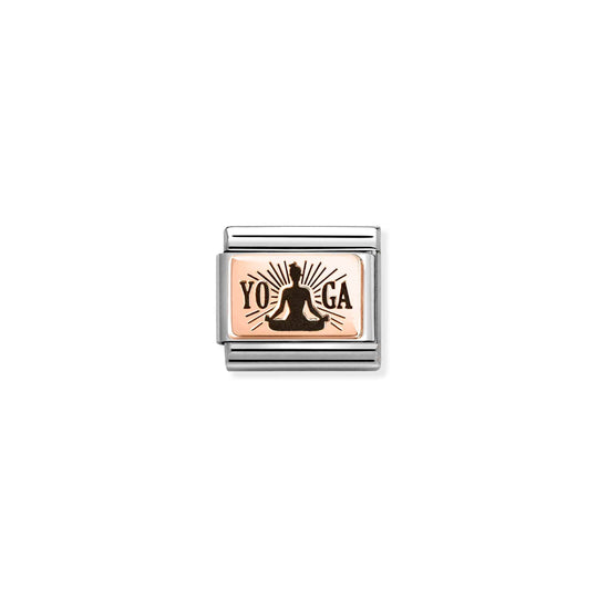 Composable Classic Yoga Lotus Pose Link - Rose Gold - 430111/31