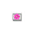 Composable Classic Fuschia Flower Link - 430510/08