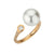 Southsea Cultured Pearl & Diamond Ring - 18ct Rose Gold - 5-23435-01