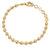 Deco Green Agate Detail Bracelet - Gold - 48008YGRB