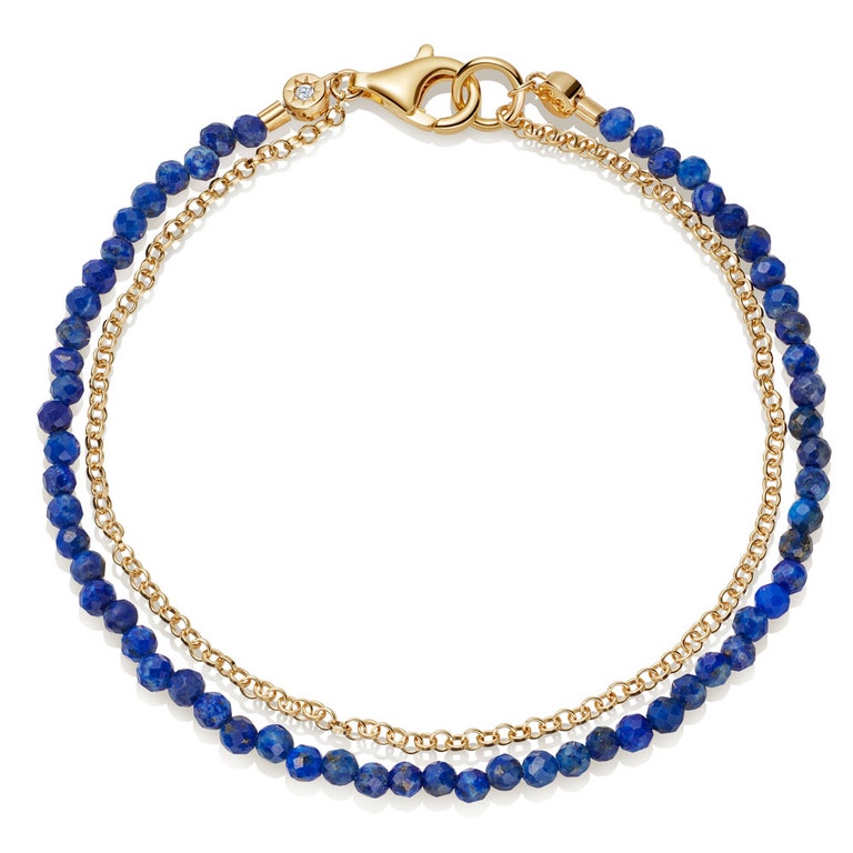 Biography Lapis Bracelet - Gold - 55000YBEBOS