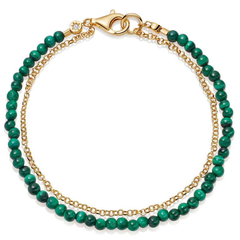 Biography Malachite Bracelet - Gold - 55000YDGB