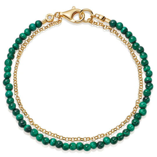 Biography Malachite Bracelet - Gold - 55000YDGB