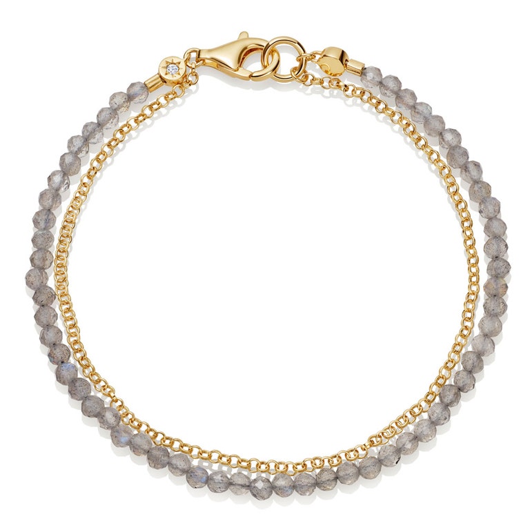 Biography Labradorite Bracelet - Gold - 55000YGYB