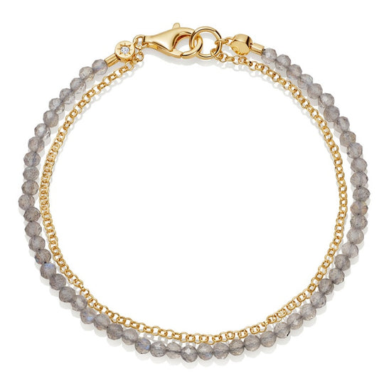 Biography Labradorite Bracelet - Gold - 55000YGYB