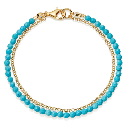 Biography Turquoise Bracelet - Gold - 55000YTQB